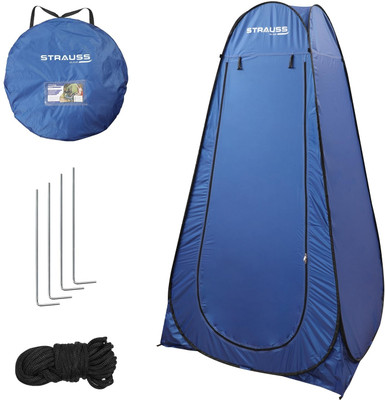 Strauss Portable & Waterproof Toilet / Clothes Changing Tent | Camping, Hiking, Picnic Tent - For All Age Group(Blue)