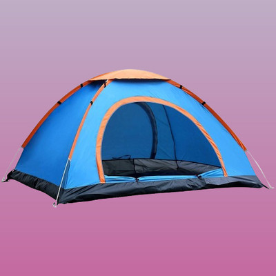 juggaris Camping Tent Assembly Eight People and Quick Group Tent - For 8 person(Multicolor)