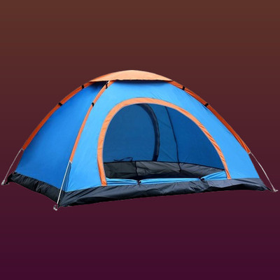 juggaris Home Simple Camping Tent Assembly Eight-Person Tent - For 8 person(Multicolor)