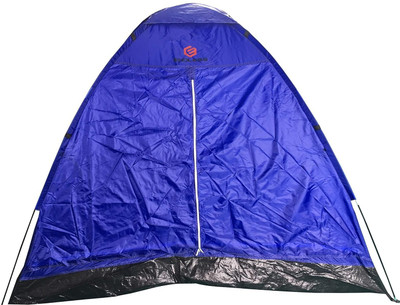 Endless Dome Camping Tent | Material: Polyester | UV Protection | Size: 214x250x150 cm Tent - For 2 Person(Blue)