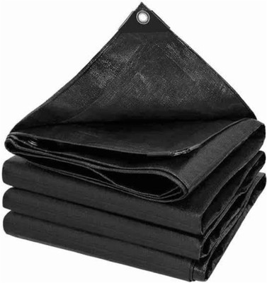 GreenLife TARPAULINE 30 X30 FEET 200 GSM BLACK Tent - For UV RESISTANT PROTECT FROM WIND RAIN , SUNLIGHT(Black)