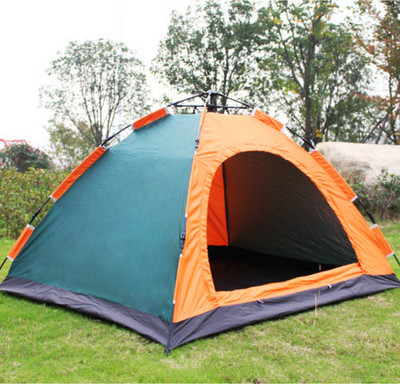 KriShyam 4 Person Automatic Hydraulic Dome Tent - For Camping, Outdoor, Trekking(Multicolor)