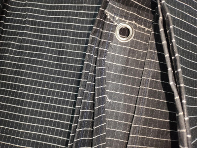 house of common 10 ft x 12 ft Heavy Duty Canvas Tarps Waterproof Tarpaulin 700 GSM Tent - For UV Resistant, Rustproof Grommets, Reinforced Edg(Black)