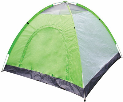 IRIS Portable Camping Tent - For 8 Persons(Green, Grey)