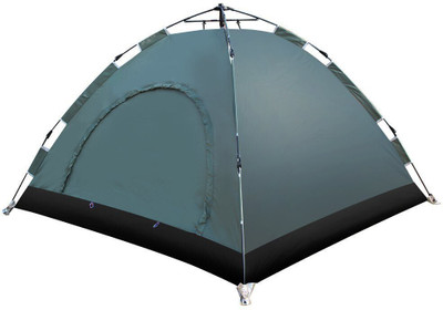 IRIS Portable Camping Automatic Tent - For 4 Persons(Grey)