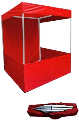 Flora 4x4x7 Canopy Tent Red Tent - For 4 Person(Red)