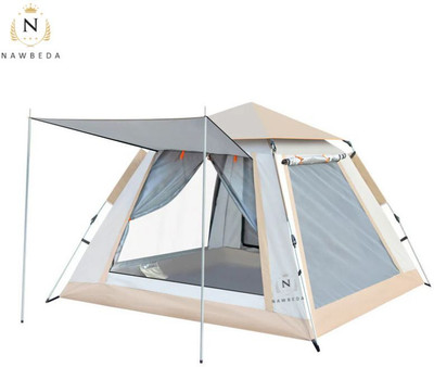 Nawbeda Automatic Big Bird 4 Sides 3-4 Person Tent Tent - For Summer, Winter(Green)