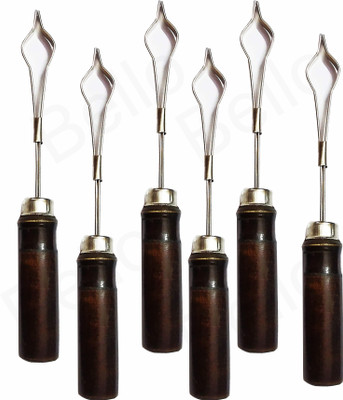 Bello Test Tube Holder with wooden handle for holding test tubes Pack of 6 Test Tube Clamp(Pack of 6)