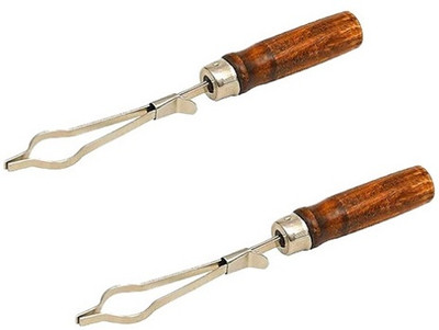 OCTA Precision Wooden Lab Test Tube Holder, 2 pieces Test Tube Clamp(Pack of 2)