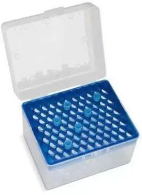 SBT TIP Box Microtip Storage Polypropylene Test Tube Rack Polyethylene Test Tube Rack(2 White)