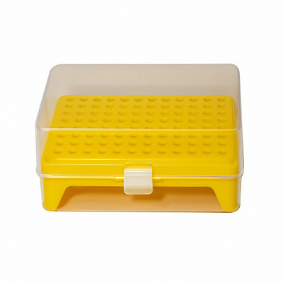 Apex Labs Empty Micro Tip Box 2-200 ul Polypropylene Test Tube Rack(96 Yellow)