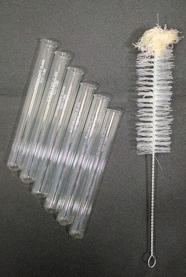moolenterprises 15 ml Rimmed Glass Test Tube(12 cm 200 K Pack of 6)