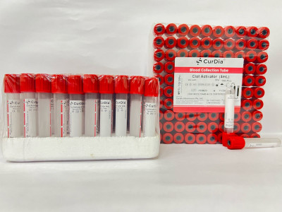 CURDIA 4 ml Plain Polypropylene Test Tube(10 cm 30 K Pack of 100)