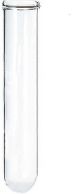 GVSSCO 10 ml Plain Borosilicate Glass Test Tube(12.5 cm 800 K Pack of 50)