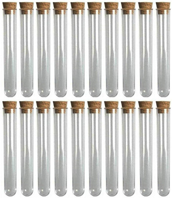 Salco 20 ml Rimmed Borosilicate Glass Test Tube(200 cm 775 K Pack of 20)
