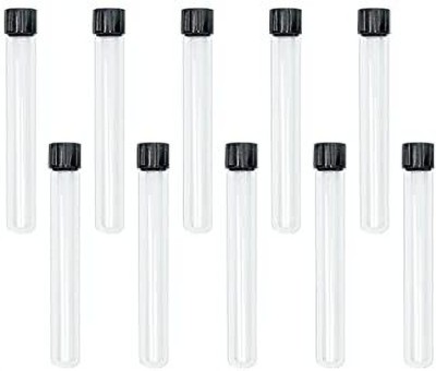 GVSSCO 30 ml Plain Borosilicate Glass Test Tube(3.75 cm 0 K Pack of 10)