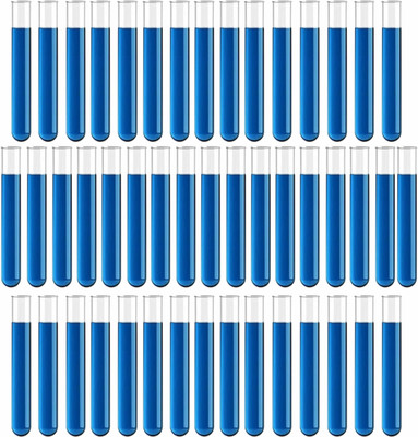 Bello 15 ml Rimmed Borosilicate Glass Test Tube(12.5 cm 14 K Pack of 50)