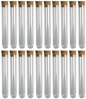 Salco 20 ml Rimmed Borosilicate Glass Test Tube(200 cm 775 K Pack of 20)