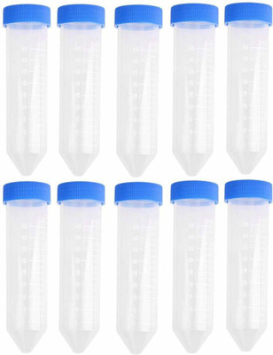 Apex Labs 50 ml Plain Polypropylene Test Tube(12 cm 80 K Pack of 25)