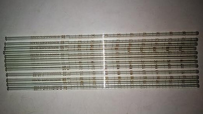 wkm 3 ml Plain Borosilicate Glass Test Tube(30 cm 1 K Pack of 12)
