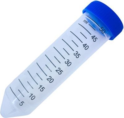 GVSSCO 50 ml Rimmed Polypropylene Test Tube(11.5 cm 408.06 K Pack of 50)