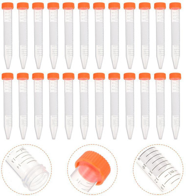 Apex Labs 15 ml Rimmed Polypropylene Test Tube(8 cm 80 K Pack of 50)