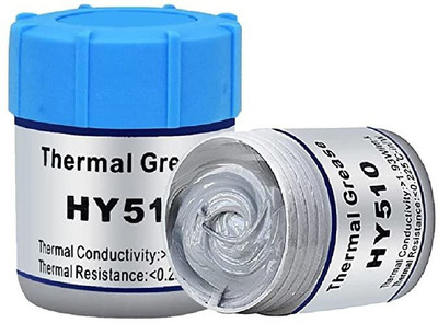 RAREGEAR Silicone Heatsink Compounds Cooling Processor CPU Graphics (Pack of 1) 10 Grams Carbon Based Thermal Paste(10 g 1.93 W/mK)