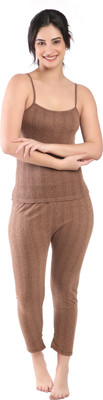 ANUSHAM Women Top - Pyjama Set Thermal