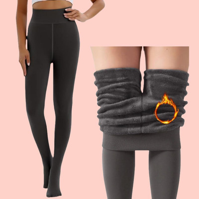 Lebami Winter Warm Thermal Leggings Tights Thick Fleece Lined Stockings For Women Women Pyjama Thermal