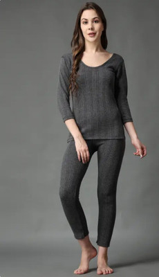 SuTJena Women Top - Pyjama Set Thermal