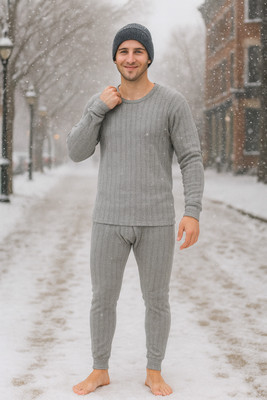 REVEXO Men Top - Pyjama Set Thermal