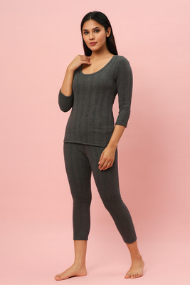 Creadcraft REWLWOMENTHRMAL_99 Women Top - Pyjama Set Thermal