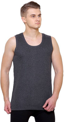 Epoxy Premium Winter Wear Dark Grey (Sleevless) Men Top - Pyjama Set Thermal