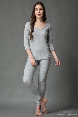 OSWAAL Thermal wear for women set warmer for winter Women Top - Pyjama Set Thermal