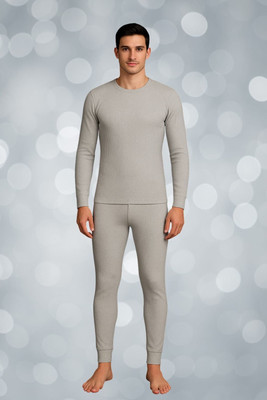 GOURAV Grey innerset tharmal Men Top - Pyjama Set Thermal