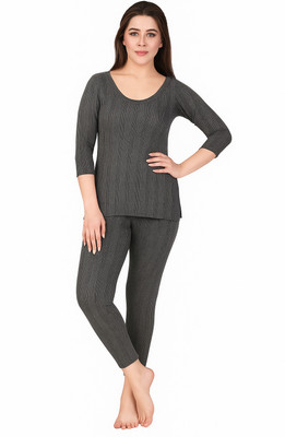 REVEXO REWMWOMENTHRMAL_74 Women Top - Pyjama Set Thermal