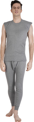 FABVIO PLUS Winter wear Round neck Men Top - Pyjama Set Thermal