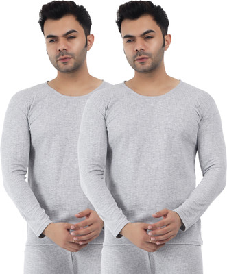 Selfcare Men Soft Polycotton Striped Thermal Full Sleeve Round Neck Tops|SW1087 Men Top Thermal