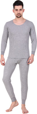 lifeofparis Full Sleeves Cotton Men Top - Pyjama Set Thermal