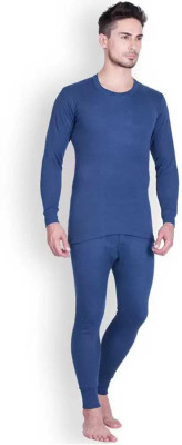 OSWAL JBI Men Cotton Blend Thermal Set Winter Wear Warmer Inner Wear Top Payjama Set Men Top - Pyjama Set Thermal