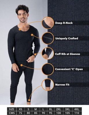 LUX COTT'S WOOL Men Top - Pyjama Set Thermal