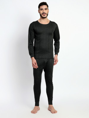 TrybeX Super-Combed Polycotton Winter inner wear or Thermals for Men Men Top - Pyjama Set Thermal