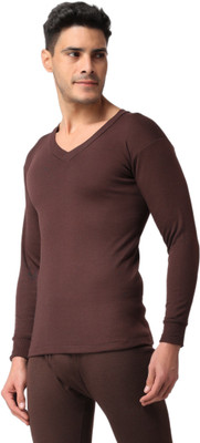 SYLZON Thermal Top V-Neck Men Top Thermal