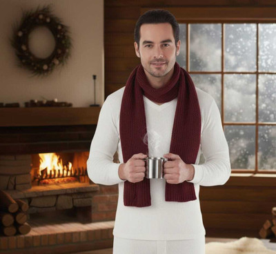 ewears EWEARS Men’s Cotton Thermal V-Neck Full Shoulder Top | Innerwear for Men Men Top - Pyjama Set Thermal