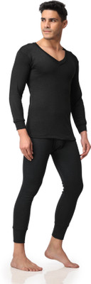 SYLZON Men Top - Pyjama Set Thermal