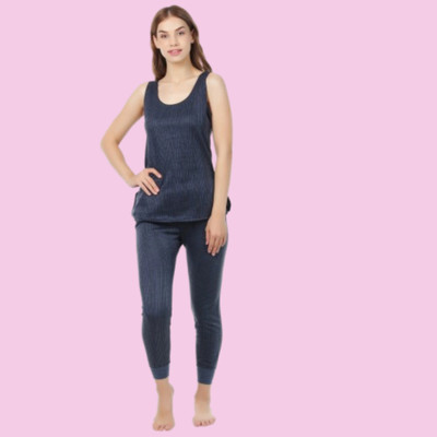 house of common Women Top - Pyjama Set Thermal