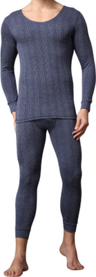 FF Winter Wear Thermal Vest and Bottom Lower Warmer Combo for Men Long Johns Set Men Top - Pyjama Set Thermal