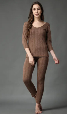 SuTJena Women Top - Pyjama Set Thermal