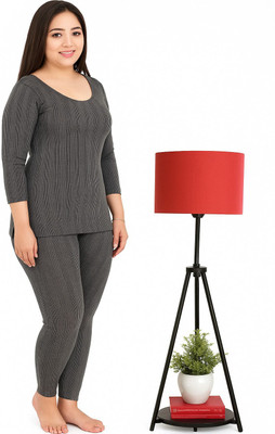 REVEXO REWXLWOMENTHRMAL_72 Women Top - Pyjama Set Thermal