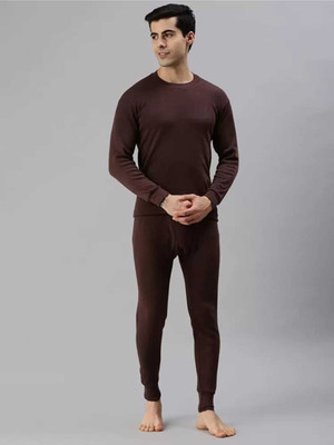 qenx oswal Men Top - Pyjama Set Thermal